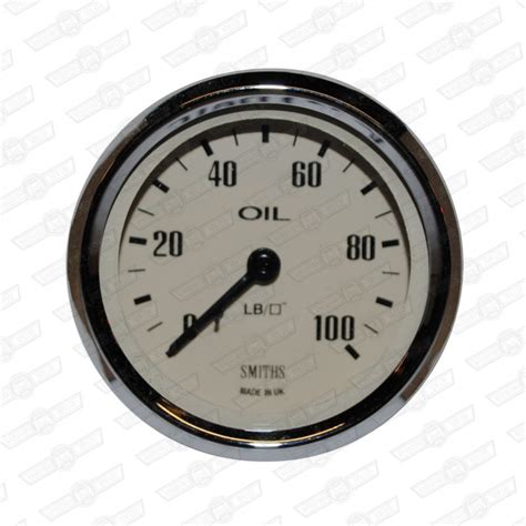 SMITHS CAPILLARY OIL PRESSURE GAUGE FULL SCALE MAG FACE Somerford Min