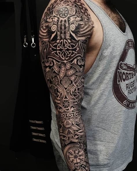 70 Cool Nordic Arm Tattoos Ideas [2024 Inspiration Guide] | Viking ...