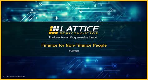 Finance For Non Finance People Lattice Insights