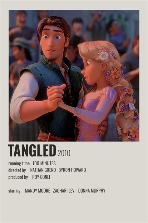 Tangled Polaroid Poster Cartazes De Filmes Minimalistas P Steres De