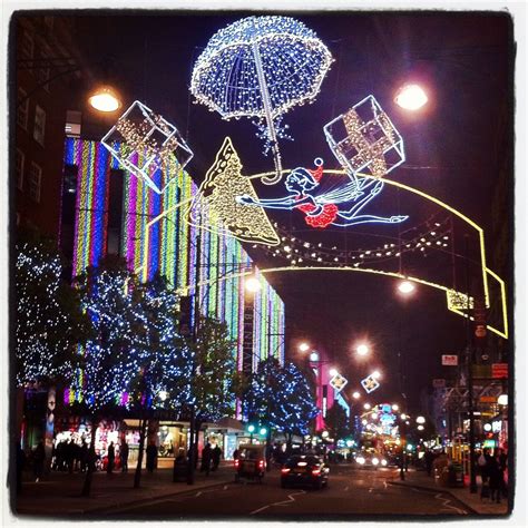 Christmas Lights on Oxford Street sponsored by Marmite....random ...