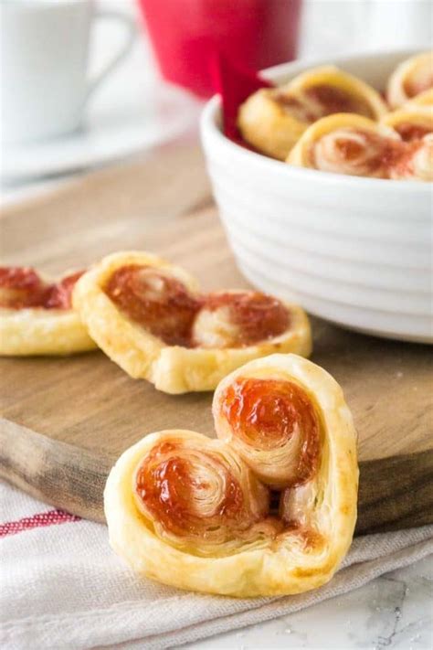 Heart Shaped Palmiers Recipe Plated Cravings