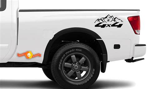 X Off Road Mountain Vinyl Decals Fits To Nissan Toyota Chevy Gmc