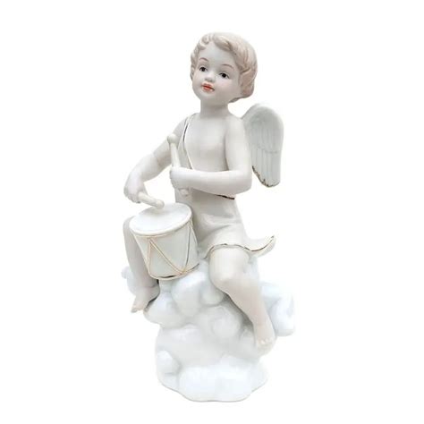 Escultura De Ngel De M Sica De Porcelana Cl Sica Estatua De Cupido De