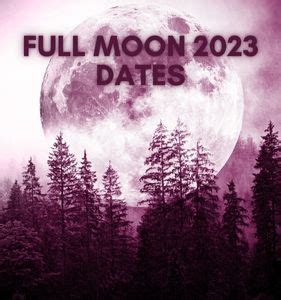 Full Moon 2023 Dates and Names