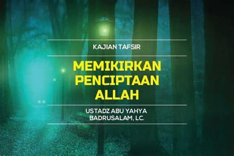 Penciptaan Langit Dan Bumi Ujian