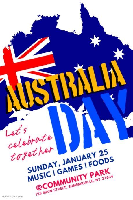 Australia Day Poster | Australia day, Anzac day, Remembrance day