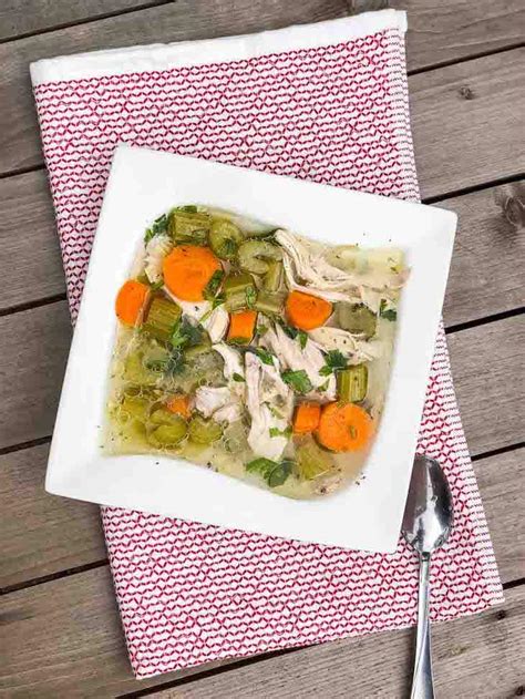 Keto Instant Pot Chicken Soup Recipe