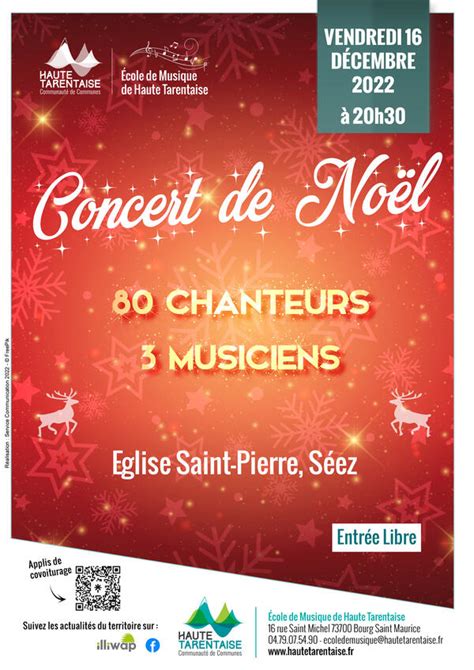 Concert de Noël à l église Saint Pierre à Séez