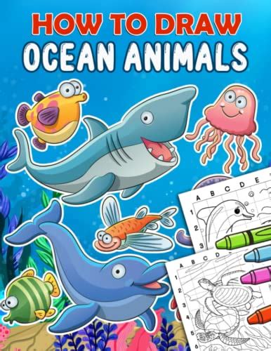 How To Draw Ocean Animals: Step by Step Whale, Fish, Octopus and More ...