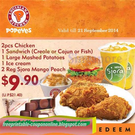 Printable Coupons 2019: Popeyes Chicken Coupons