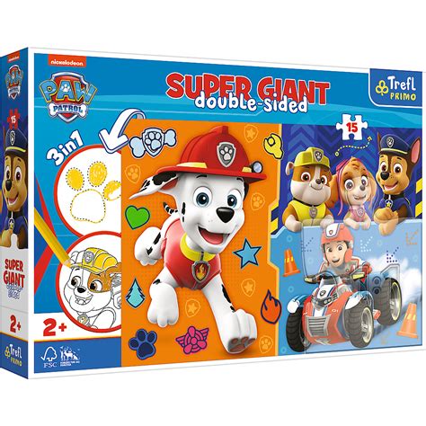 Paw Patrol Primo Giant Puzzle Teile Malvorlage Hl Gro Handel