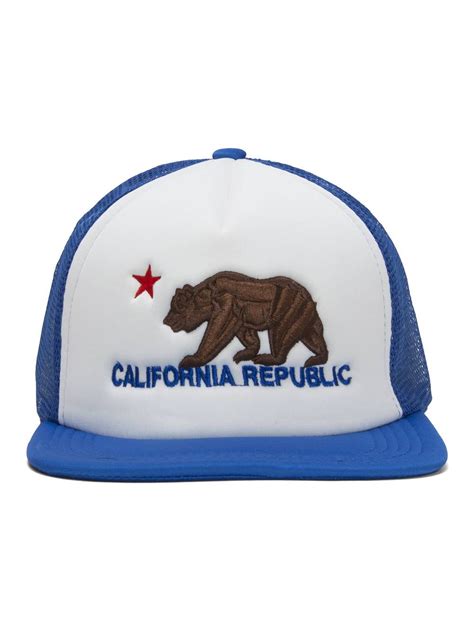 Saver Prices Topheadwear California Republic Trucker Hat Various Colors