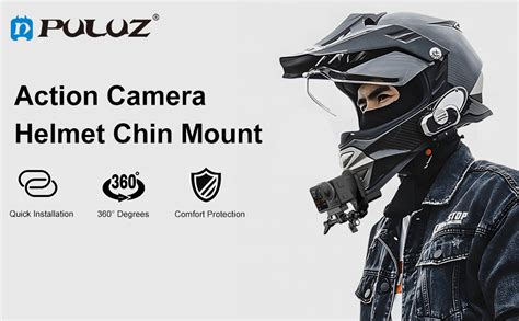 Amazon PULUZ Motorcycle Helmet Chin Clamp Mount For GoPro Hero 12