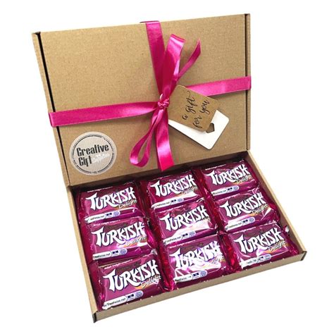 Cadbury Frys Turkish Delight Milk Chocolate Gift Box Hamper Birthday