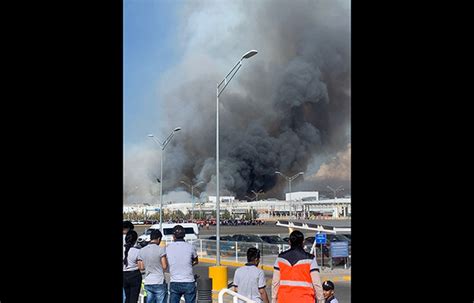 Incendio En Predio Cercano A General Motors Desalojan A Mil