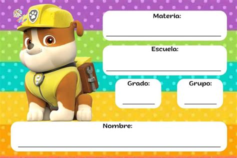 Pin En Etiquetas Escolares Para Cuadernos