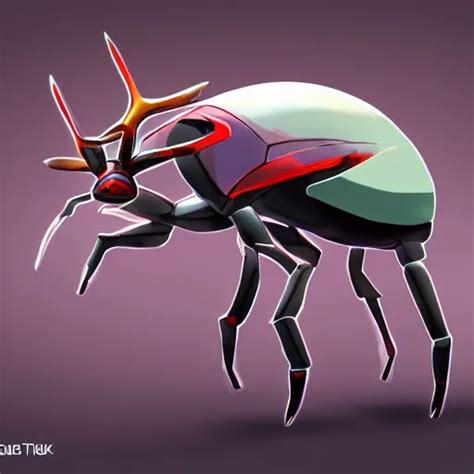 A Pokemon Looks Like A Stag Beetletrending On Art Stable Diffusion