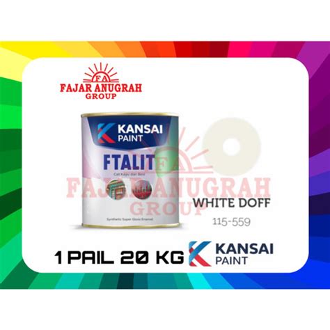 Jual Kansai Ftalit White Doff 115 559 Cat Kayu Dan Besi 20 Kg Jakarta