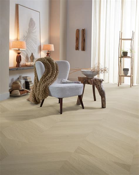 Ambiant Spigato Estino Hongaarse Punt Dryback Natural Oak Pvc