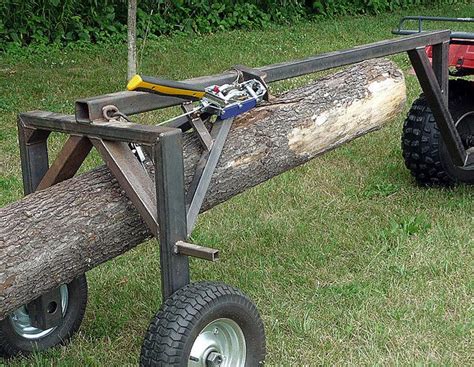 Atv Log Moving Arch By J Paddock Log Mover In 2019 Chainsaw Mill