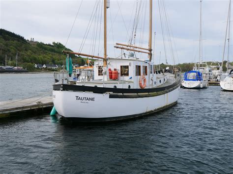 Inchcape 45 Motor Sailer Trawler Yacht Wooden Yacht For Sale