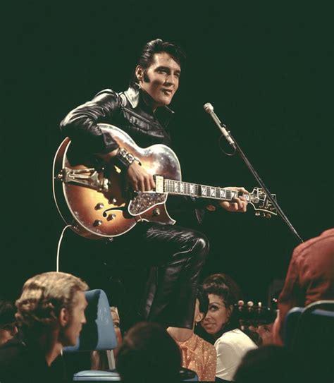 Elvis Presley Performing In His Comeback Special R Oldschoolcool