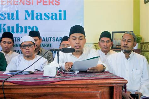 Hasil Bahtsul Masail Kubro Pwnu Jabar Haramkan Calon Pemimpin Umbar