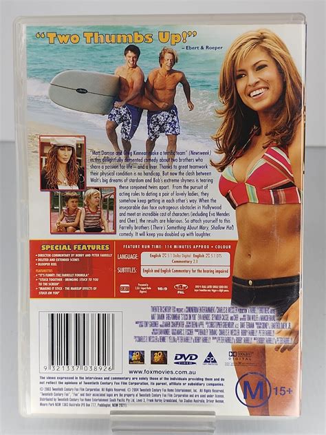 Stuck On You DVD 2003 Matt Damon Greg Kinnear Cher Eva Mendes Meryl