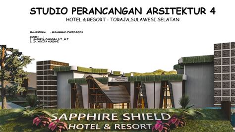 Studio Perancangan Arsitektur Hotel Resort Youtube