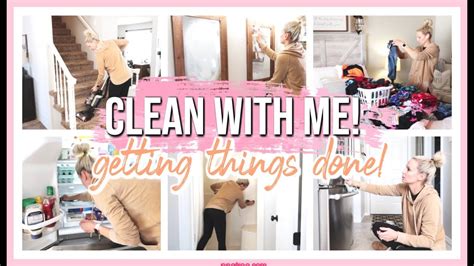 CLEAN WITH ME 2020 GETTING THINGS DONE CLEANING MOTIVATION YouTube