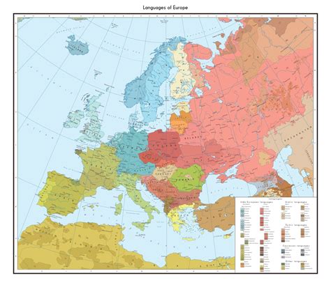 Languages of Europe - Vivid Maps