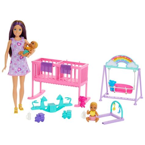 Poupée Barbie Skipper Babysitter avec Chambre pour Enfant et