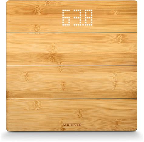 Soehnle Style Sense Bamboo Magic Digitale Holzwaage Aus Echtem Bambus