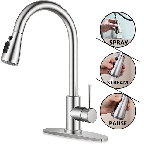 Tsv Moveable Kitchen Tap Head 360 Degree Twist Rotatable Water Faucet