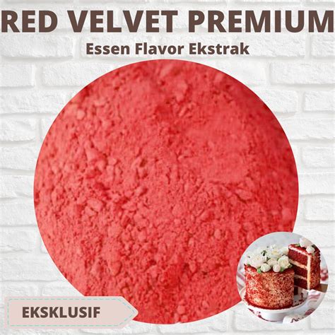 Jual Bubuk Red Velvet Premium Gr Pure Efe Essence Flavour Ekstrak