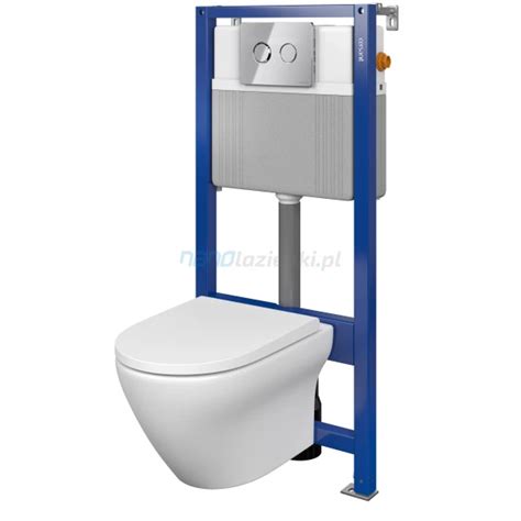 Cersanit S701 474 Miska WC wisząca LARGA stelaż podtynkowy AQUA 52