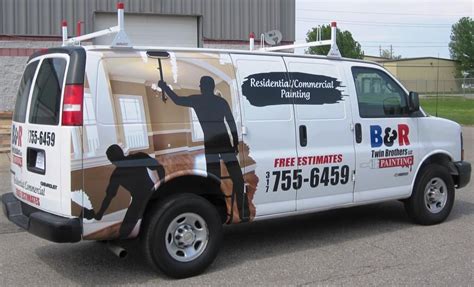 B And R Twin Brothers Painting Van Wrap Van Graphics Vehicle