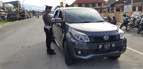 Pelaksanaan Opstin Kali Ini Sat Lantas Polres Luwu Utara Jaring