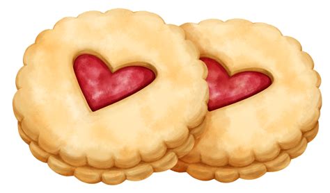 Watercolor Cookies Illustration 9661501 Png