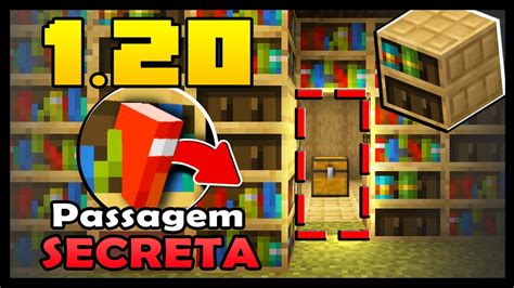 Minecraft Como Fazer Uma Passagem Secreta O Novo Bloco Da