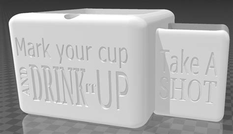 Free Stl File Red Solo Cup And Shot Glass Holder Remix 🏠 ・3d Printing Design To Download・cults