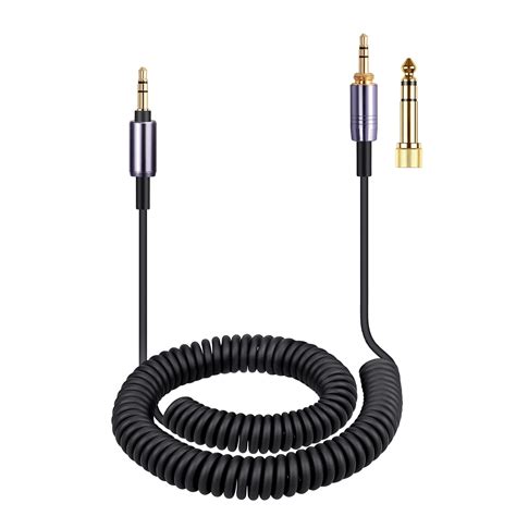 ATH M50xBT Cable Coiled Aux Cord Replacement For Audio Technica ATH