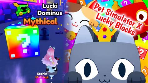 Rainbow Lucky Blocks Update In Pet Simulator X Roblox Petsimulator