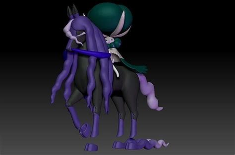 Pokemon Calyrex Shadow Rider D Model D Printable Cgtrader