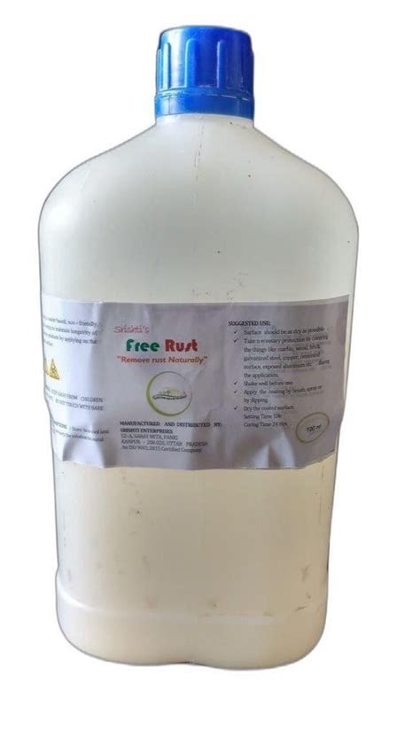 Clear Srishti Free Rust Preventives Liquid At Rs 1200 Bottle In Kanpur