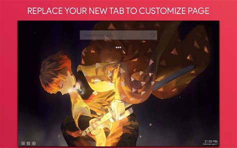 Anime Live Wallpaper HD Custom New Tab para Google Chrome Extensión