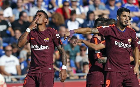 Debut goal for Paulinho with FC Barcelona