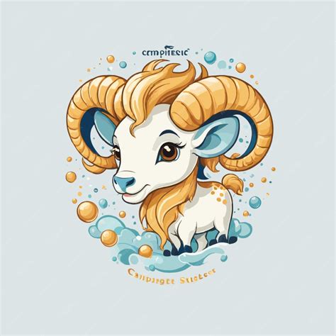 Vector De Dibujos Animados Del Zodiaco Sobre Fondo Blanco Vector Premium