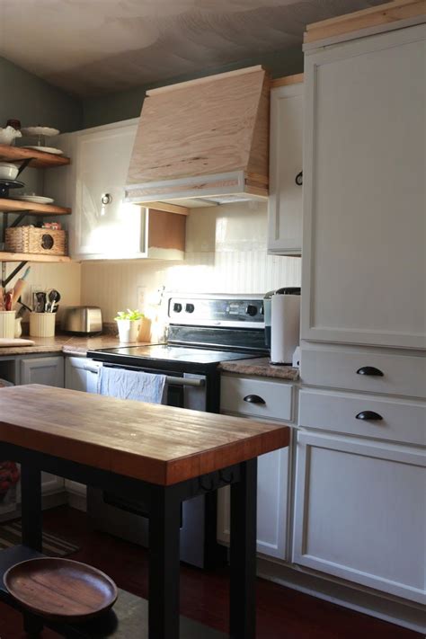 My Diy Kitchen How I Built A Rangehood Over An Existing Cabinet Made